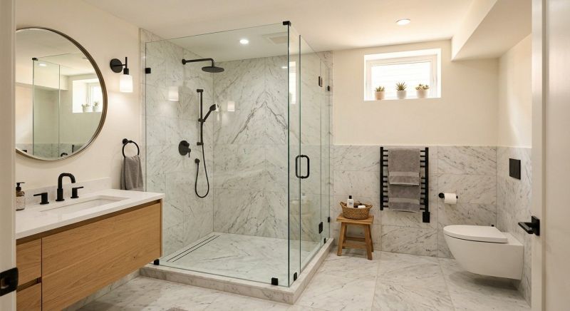 Basement Bathroom Remodeling in Brazoria County, TX