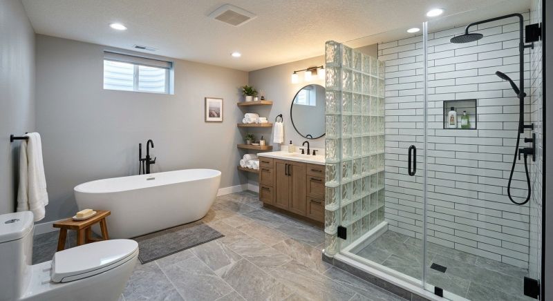 Basement Bathroom Remodeling in Brazoria County, TX