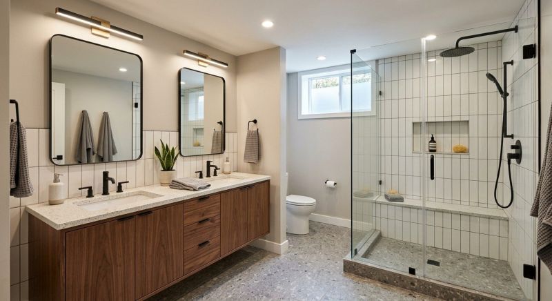 Basement Bathroom Remodeling in Brazoria County, TX