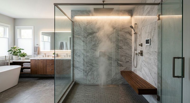 Granite Shower Installation in Brazoria County, TX